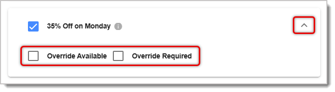 Additional options shown underneath a 35% Off on Monday discount.